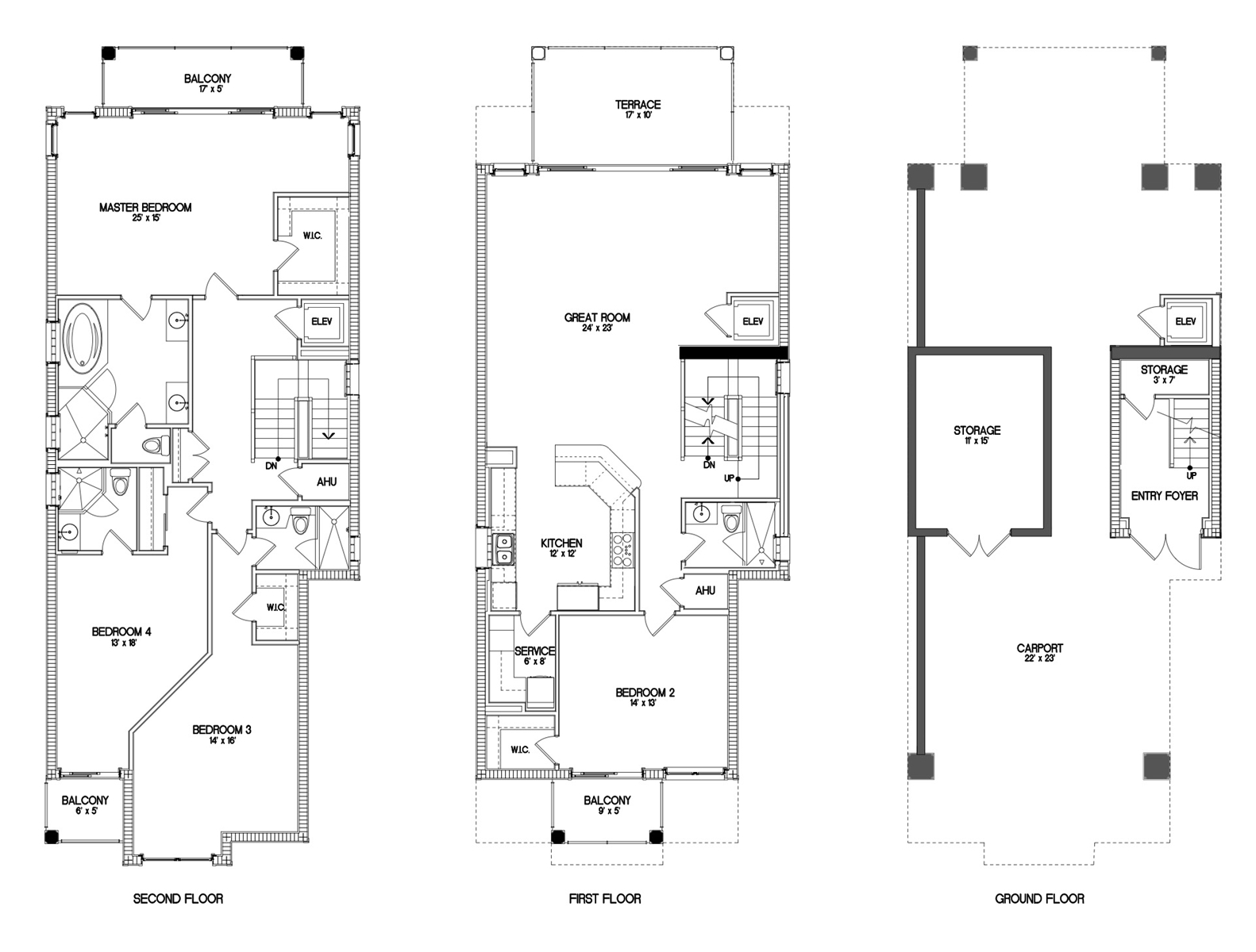 Floor Plan for The Sailfish House at Tarpon Point 